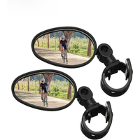 AliExpress cycle zone 2PCS Bicycle Rearview Mirror 360 Degree Adjustable Rotatable Universal Cycling Handlebar Rear View Mirrors for MTB Road Bike