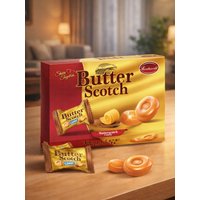 2 Pack Sweetworld Butterscotch Candy 200g - Classic Creamy Butterscotch Hard Sweets for Sharing
