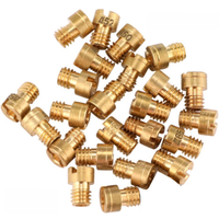 25pcs Carburetor Main Jet 55-115 M6 For Dellorto & For Mikuni 6mm Thread Carburetors Injector Nozzle Main Jet Set