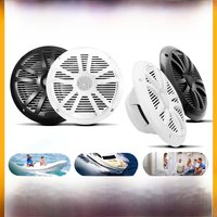 6.5 Inch Marine Speaker 1PCS 120W Waterproof IPX4 Weather Resistant Stereo Boat Speakers for Yachts Golf cart ATV UTV Ship Sauna