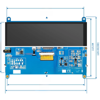 7Inch IPS/TN AIDA64 LCD Display mini pc Touch HDMI Module 1024 x 600 for Raspberry Pi 3 Pi4 PC monitor moniteur tacti orange pi