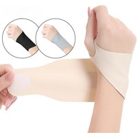 GOBYGO 1Pcs Lightweight Sports Compression Wrist Guard Pain Relief Anti-Sprain Ventilate Quick-dry Wrist Sleeve Badminton Tennis