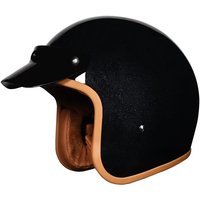 AliExpress MTN Pearl Black Motorcycle Helmet 3/4 Open Face Vintage Casco Scooter Bike Helmet Retro DOT Approved Casque Motociclismo 508