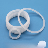 10/50pcs VMQ O Ring Gasket CS 3.5mm OD 10 ~ 150mm White Waterproof Washer Round O Shape Silicone Ring Food Grade