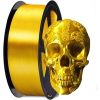 Silk Gold PLA Filament 1.75 mm 3D Printing Filament 250g/500g Spool 3D Printer Material Shine Silky Shiny Metallic Metal Silk
