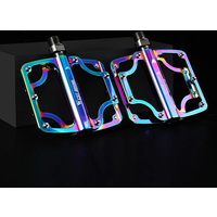 AliExpress West Biking WEST BIKING 3 Bearing Colorful Bike Pedals Lightweight Aluminum Alloy Cycling Pedal Wear-resistant Anti-slip MTB Road Bike Pedal