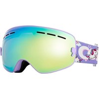 COPOZZ 4-15 years old Kids Ski Goggles Anti-fog Children Snowboard Goggles Double UV400 Skiing Mask Glasses with Cartoon Straps