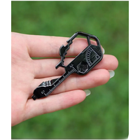 AliExpress NONE 24 in 1 Multifunction key tool combination stainless steel pendant mini portable keychain outdoor Tools bicycle screw wrench