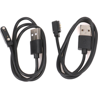 60CM Universal Smart Watch Charger Cord Magnetic Charging Cable 2/4 Pin USB Charger