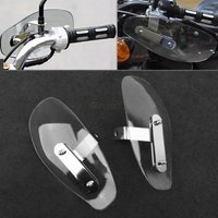 AliExpress BCZMT Motorcycle Clear Handle Bar Hand Guard Protector Wind Deflector Motorcycle Bike Shield For Harley Touring Honda Custom
