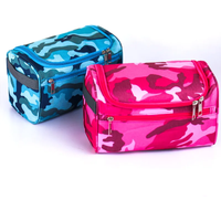 Make Up Camouflage Cosmetic Bag unisex travel organizer toiletry bag storage bag Large capacity Hanging Waterproof Wash Pouch