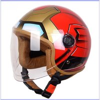 AliExpress Cartoon Kids Motorcycle Helmet super hero Motorbike Children Full Face Helmet Boy Girls Protective Cycling Scooter Capacete