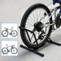 AliExpress NONE Universal Black Bicycle frame Mountain Bike Parking Rack Display Rack Support frame For 16-29 inch Front And Rear Wheels