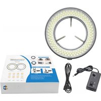 Adjustable 144 60 LED Ring Light Lamp 100V-240V for Industrial Stereo Microscope Trinocular Microscope Digital Video Camera