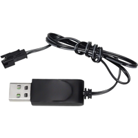 3.7V Lithium Battery USB Charging Cable 500mA Output SM2P for Remote Control Car Drones Battery Accessory Drop Shipping