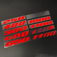 Motorcycle Body Shell Tank Pad Fairing displacement Decals Stickers for CBR CB CBF GS GSXR GSR 250 400 500 600 650 750 1000 1300