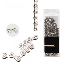 AliExpress riderace RIDERACE Bicycle Chain 116L 8 9 10 11 12 Speed Silver Ultralight Mountain Road Bike Chain For 24/27/30 Variable Speed Chain