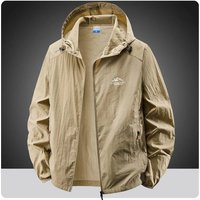 AliExpress NONE Summer Waterproof Hiking Jackets Men Fishing Cycling Hooded Gym Sports Running Coat Outdoor Sun-Protective Thin Jacket Clothing