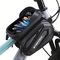 AliExpress NONE Mountain bike front beam bag, mountain bike double bag, mobile phone bag, upper tube bag, waterproof saddle bag, cycling equipme
