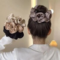 French Design Sense Fungus Hair Tie Ins-Like Satin Hair Tie For Women With Simple Temperament New Style Hair Tie