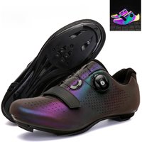 AliExpress ACKOOR Professional Sneakers Men Ultralight Cycling Shoes SPD Luminous Road Bike Shoes Self-Locking Bicycle Cleat Shoes
