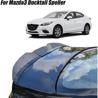 For Mazda3 Mazda 3 Accessories Car Rear Trunk Tail Wing Spoiler 3Pcs 117-127cm Adjustable DIY Refit Boot Wings Spoiler Car Acces