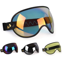 AliExpress NONE Uchoose Fit All Vintage Retro Open Face Half Helmet Motorcycle Helmet Bubble Shield Visor Lens Sunglasses Goggles Accessories