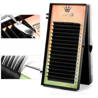 High Quality 16Rows 8-18mm Length Faux Mink Eyelashes Individual Eyelash Lashes Soft Eyelash Extension False Eyelash