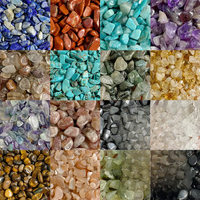 AliExpress RISYF 20/50/100/1000g Natural Tumbled Stone Gravel 5-8mm Irregular Shape Reiki Healing Minerals Chips For Home Aquarium Decoration DIY