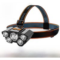 AliExpress cycle zone 5 LED Headlamp USB Rechargeable Strong Light Outdoor Night Work Lamp Camping Fishing Emergency Searching Lantern Head Flashlight