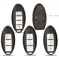jingyuqin 2/3/4 buttons Car Key Shell Case for Infiniti G25 G35 G37 Q50 Q60 Q70 QX55 JX35 QX50 QX60 QX80 Keyless Fob Cover