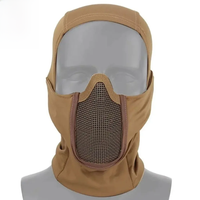 AliExpress SINAIRSOFT Tactical Full Face Mesh Mask Balaclava Airsoft Paintball Halloween Mask CS Game Hunting Cycling Protective Helmet Liner Cap