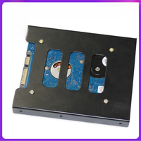 3-1PCS 2.5 inch SSD HDD to 3.5 inch Mounting Adapter Bracket for PC Computer Metal Hard Drive Holder Dock Enclosure SATA IDE SSD