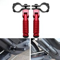 AliExpress NONE MZTI - 23-27mm Clamp CNC Motorcycle Part Universal Pedals Motorcycles Folded Footrest For Mopeds, Scooters,bicycle,motorbike