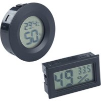 3D Printer Mini Embedded Digital Temperature And Humidity Meters Square/Round Indoor Temperature Measurement 1PCS/10PCS