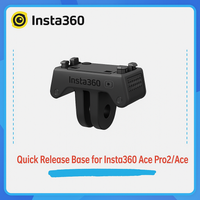 Magnetic Quick-Release Base for Insta360 Ace Pro 2 / Ace | Helmet Mount Adapter with Universal Snap-Lock Interface