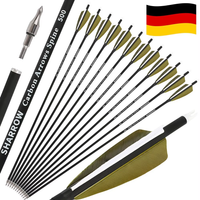 Sztuka 6mm włókna szklanego, 30 strzał, Łuk klasyczny, Łuk Par, Tarcza do strzelania Par (Czerwona)