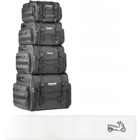 AliExpress Rhinowalk Motorcycle Bag 26L/45L/60L/80L Waterproof Large Capacity Expandable Motor Tail Back Seat Bag Luggage With Rain Cover