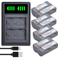 DuraPro EN-EL3E EN-EL3 2400mAh EN EL3E EL3 ENEL3 Battery + Charger for Nikon D30 D50 D70 D70s D80 D90 D100 D200 D300 D300S D700