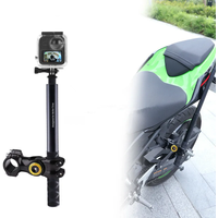 AliExpress SZKOSTON Motorcycle Bike Handlebar Mount Adjustment Selfie Stick Bicycle Monopod for GoPro 13 12 11 10 9 Insta360 X4 X5 DJI Accessory