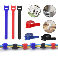 30pcs/50pcs/100pcs Reusable Cable Ties,Multi Colored Plastic Reusable Cable Ties,12*150mm
