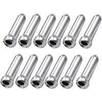 AliExpress NONE Bicycle Brake Sliders Cable Points to Aluminum Brake Line Front Chain Shifter Inside Wire End Cap Tip Crimped MTB Bike Accessory
