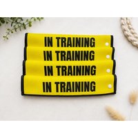 In Training Dog Leash Sleeve Double-Sided Neoprene Training Dog Warning