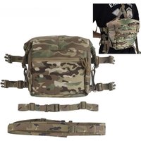 LBV Expander Kit MOLLE Large Roll Pouch Padded X Harness Hunting Tactical 34A Split Chest Rig Accessories Alpha Expansion Pack