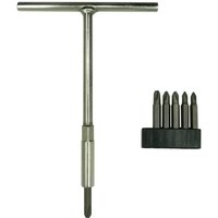 AliExpress NONE T-Handle & JIS Screwdriver Set - Includes 6 JIS Bits-Magnetic Bit Holder -Perfect for Japanese Motorcycles, Cars,Bicycle & Equip