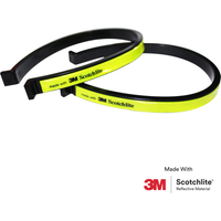 AliExpress salzmann Salzmann Reflective Trouser Clips - Pack of 2 Hi-Vis Leg Bands - For Cycling & Commuting - Made with 3M Scotchlite