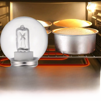25W 40W Oven Light 110V 220V E27 High Temperature Resistant 500℃ Safe Oven Steamer Refrigerator Microwave Light Bulb Oven Lamp