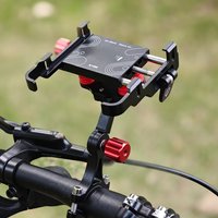 AliExpress Aluminum Alloy Bike Handlebar Phone Mount - 4 Spring Anti-Shock, One-Size-Fits-All (2.3-3.5