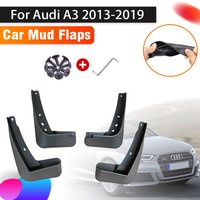 Car Mudguards For Audi A3 Sedan Sportback 8V 2013~2019 Auto Anti-splash Mudflap Splash Guard Front Rear Fender Car Accessories