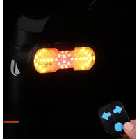 AliExpress cycle zone Rechargeable Bike Tail Light with Turn Signal Bicycle Lights Wireless Remote Control Cycling Warning Taillight for Night Riding